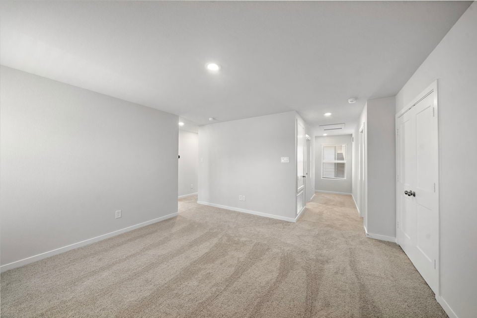 A room with white walls.