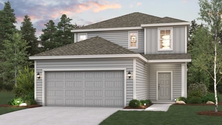 A house with a garage.