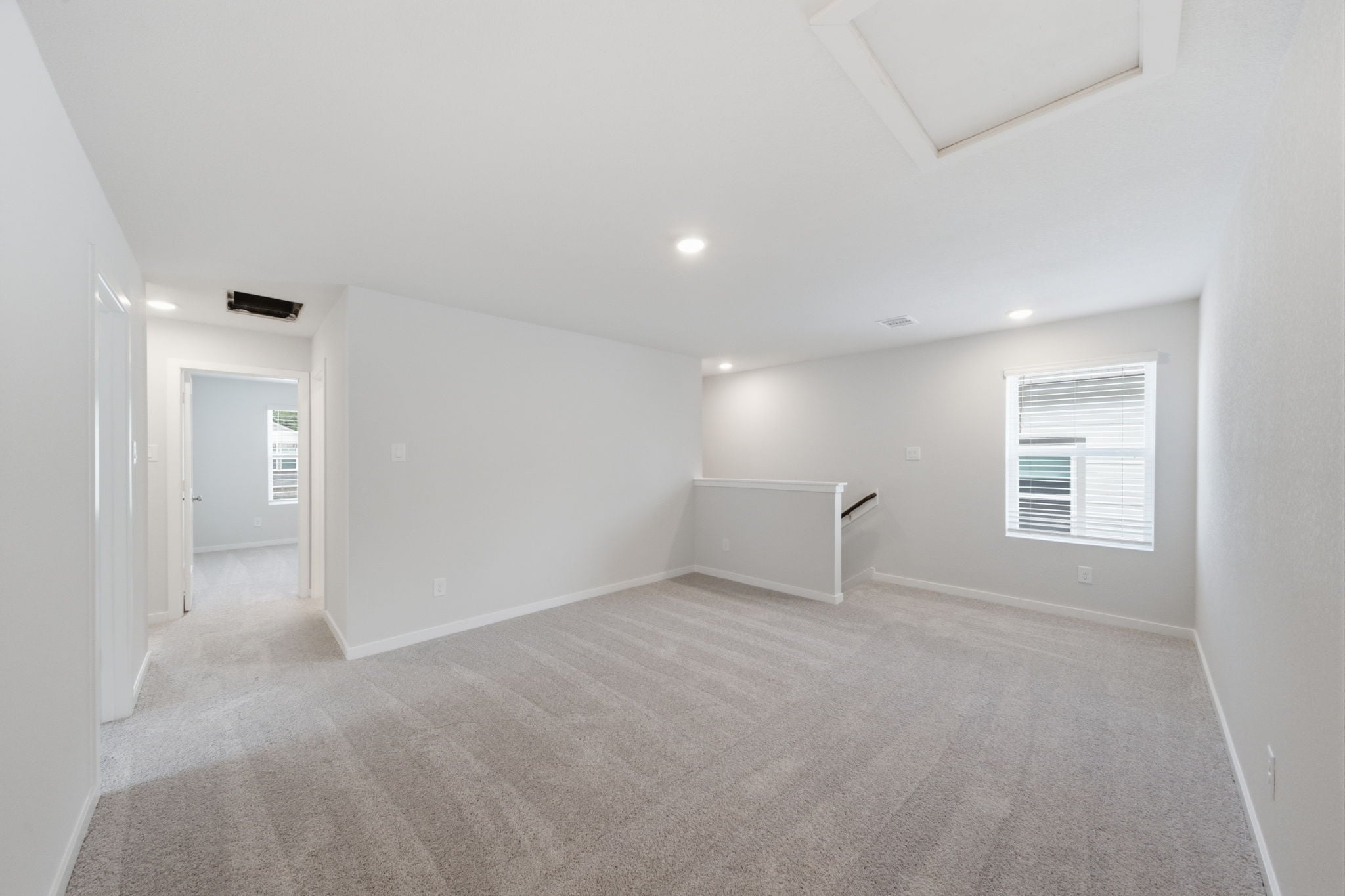A long empty room.