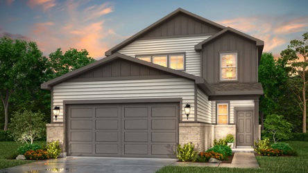 A house with a garage.