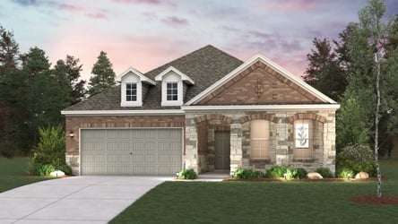 A house with a garage.