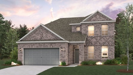 A house with a garage.