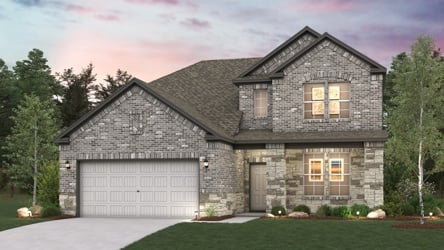 A house with a garage.