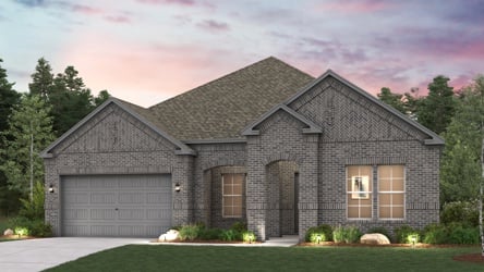 A house with a garage.