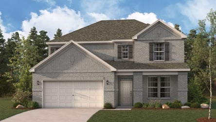 A house with a garage.