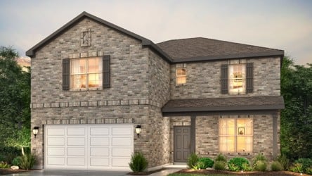 A house with a garage.