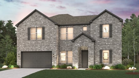 A house with a garage.