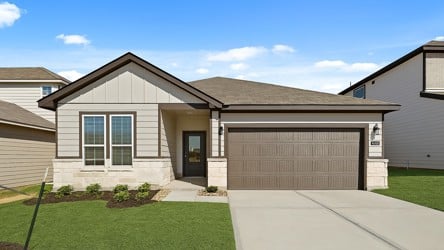 A house with a garage.