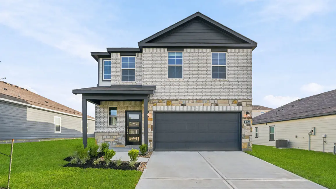 This home — photograph published by the builder