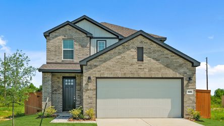 A house with a garage.