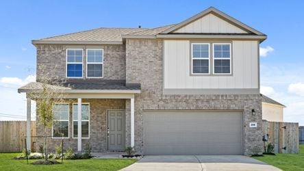 A house with a garage.