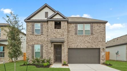 A house with a garage.