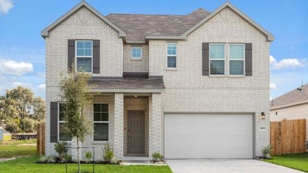 A house with a garage.
