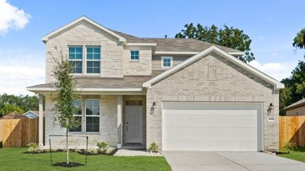 A house with a garage.