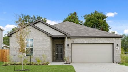 A house with a garage.