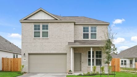 A house with a garage.