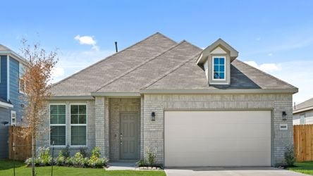 A house with a garage.