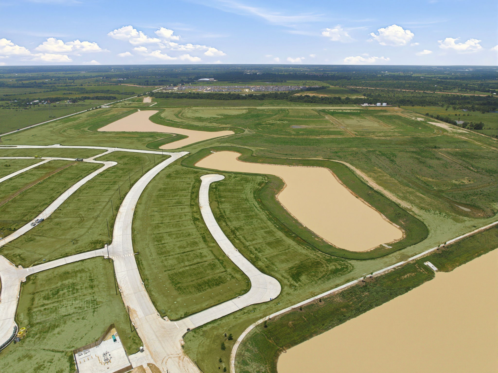 A large green landscape.