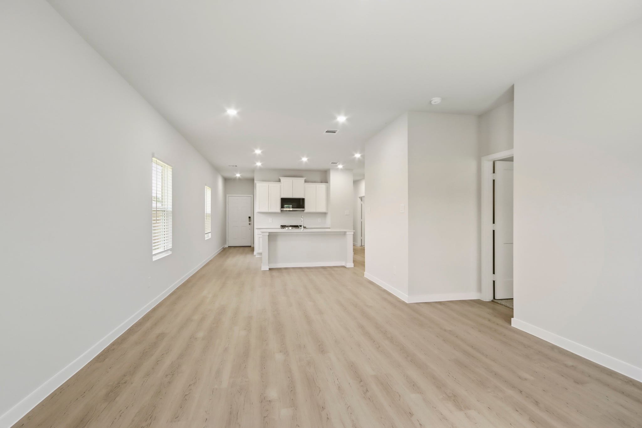 A large empty room.