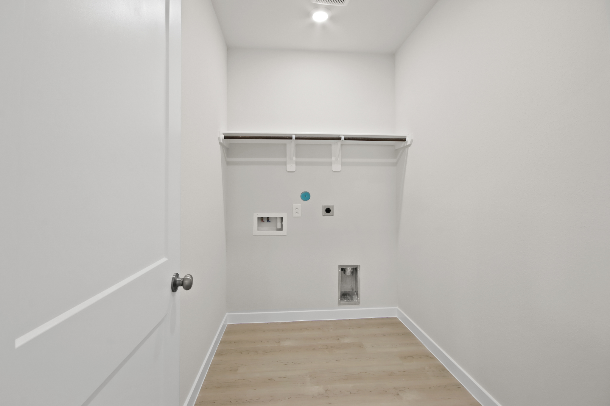 A room with white walls.