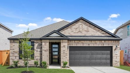 A building with a garage.