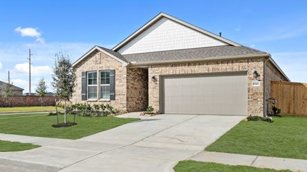 A house with a garage.