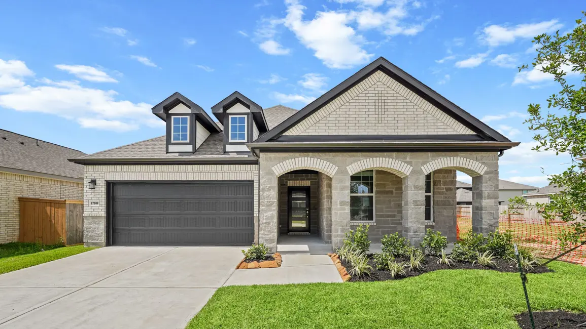 This home — photograph published by the builder