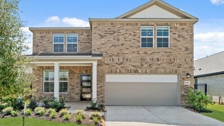 A house with a garage.
