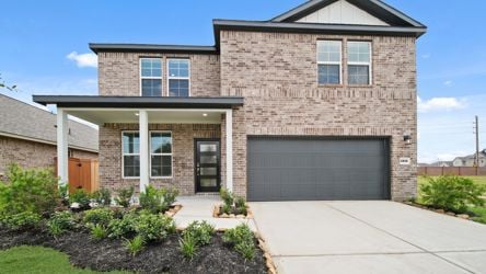 A house with a garage.