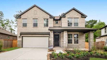 A house with a garage.