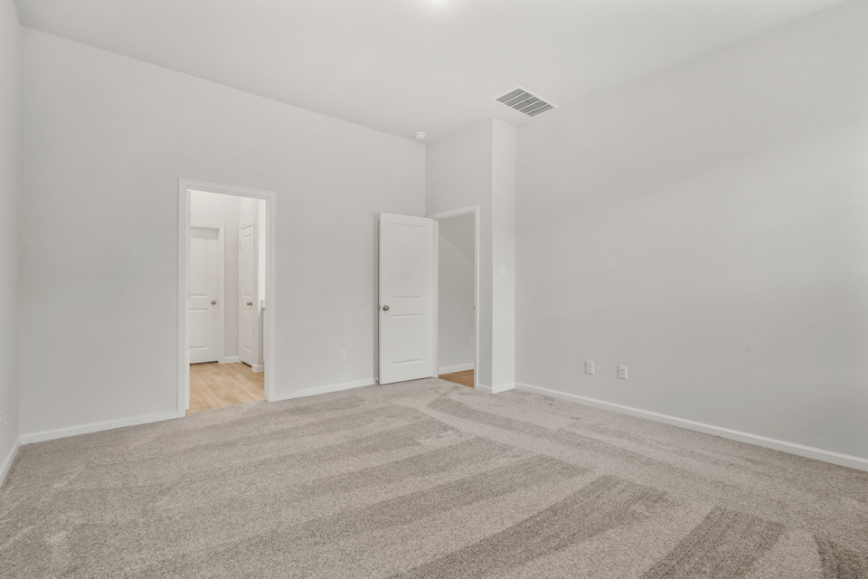 A room with white walls.