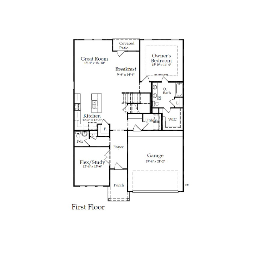 the woodland hills-bellaire_2625_first floor-01