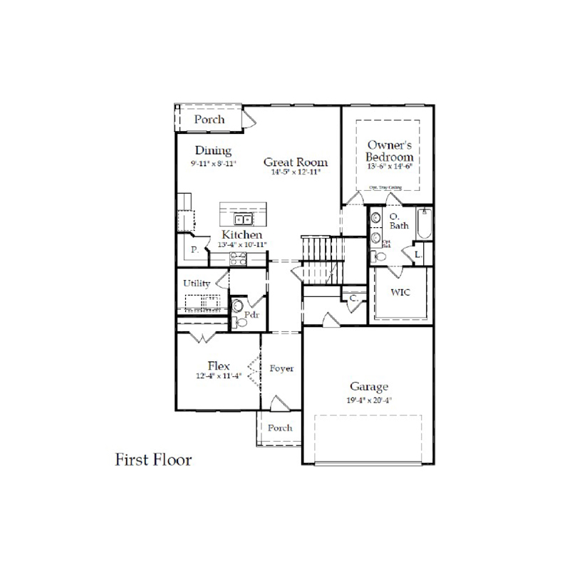 the woodland hills-magnolia_2466_first floor-01
