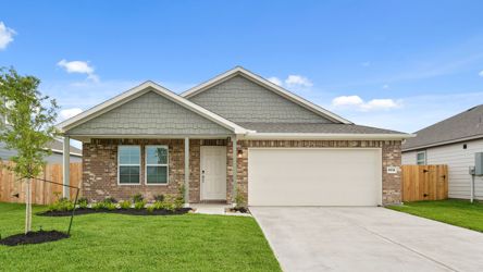 A house with a garage.