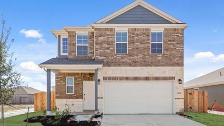 A house with a garage.