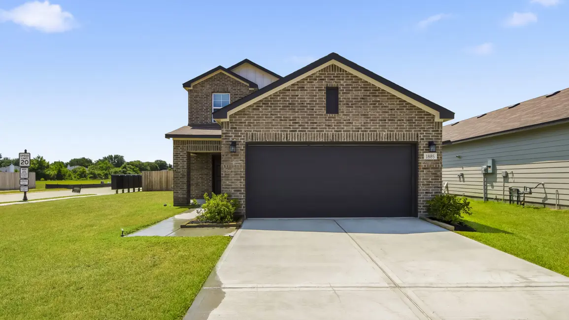 This home — photograph published by the builder