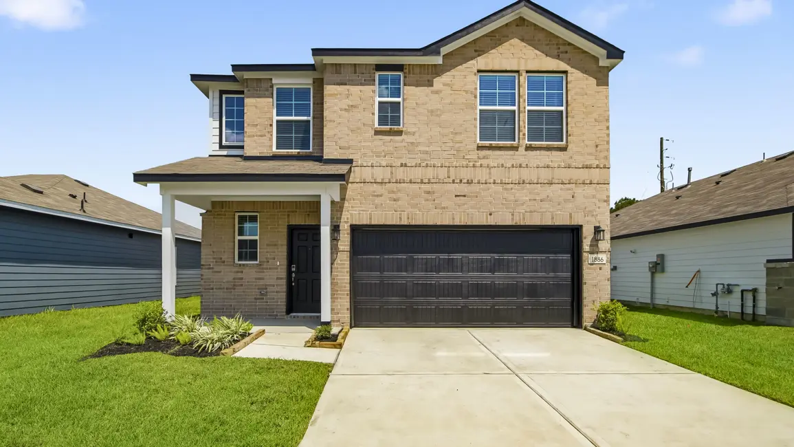 This home — photograph published by the builder