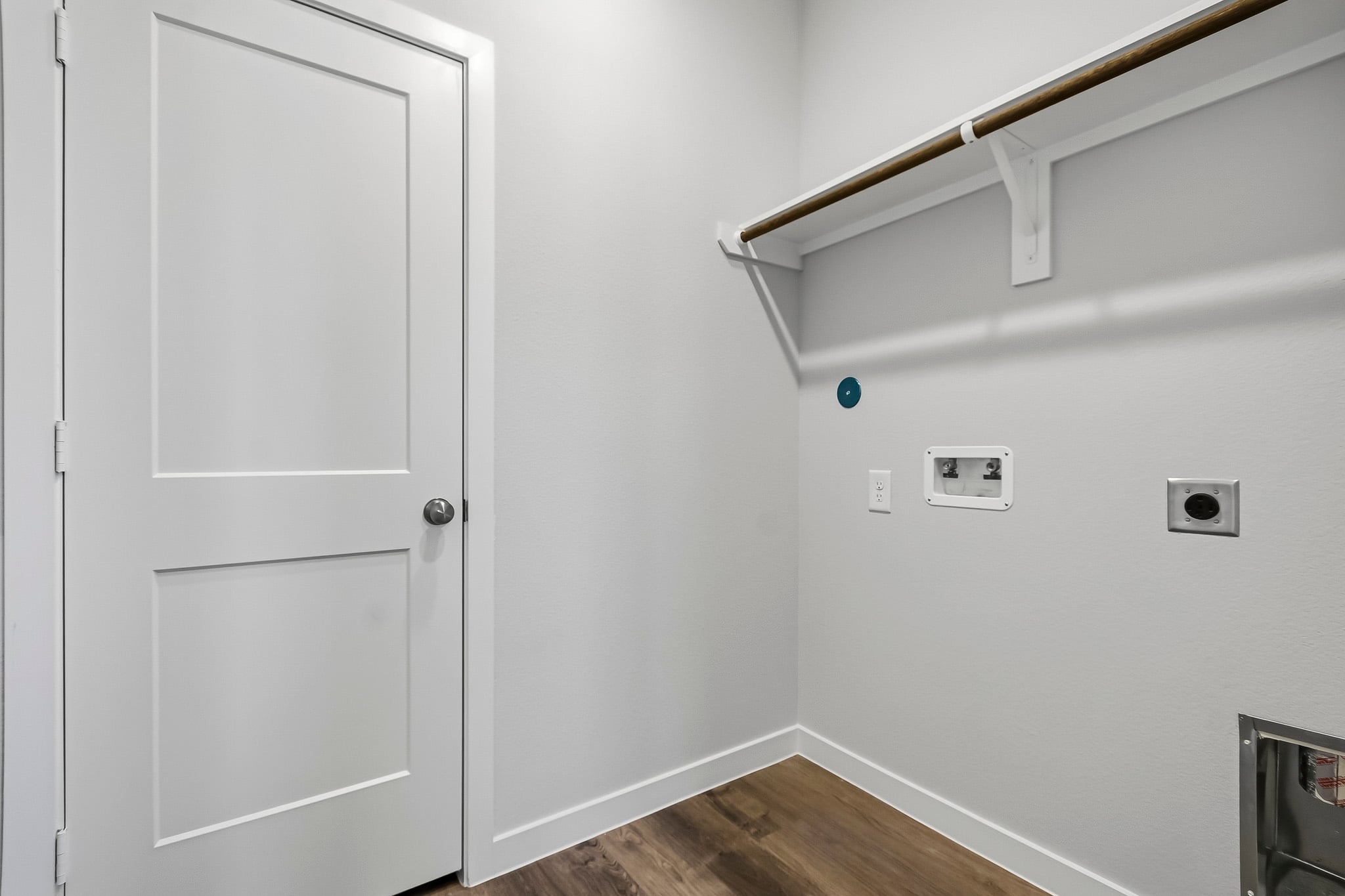 A white door with a white door.