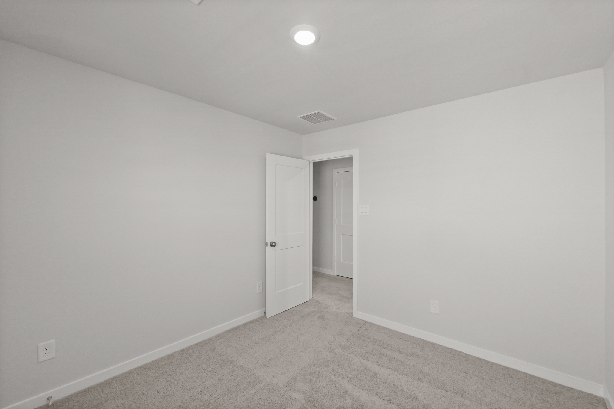 A room with white walls.