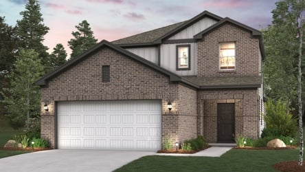 A house with a garage.