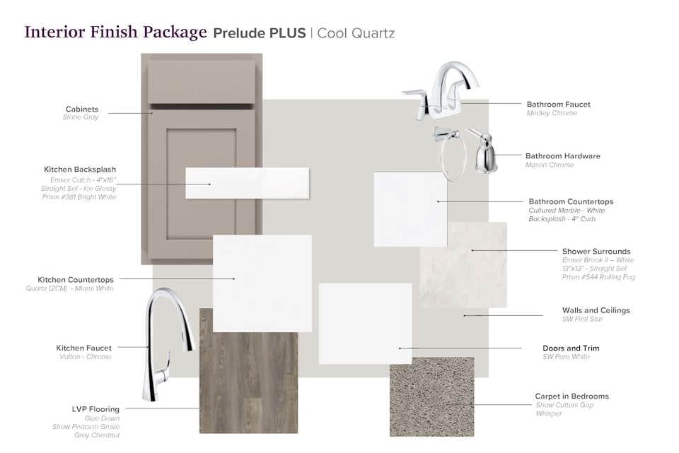 SA Interior Packages Prelude PLUS - Cool - Gray Cab - Quartz Miami White
