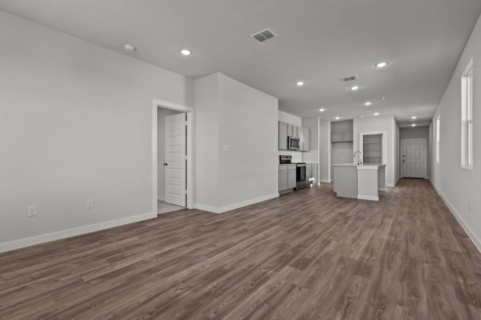 A large empty room.