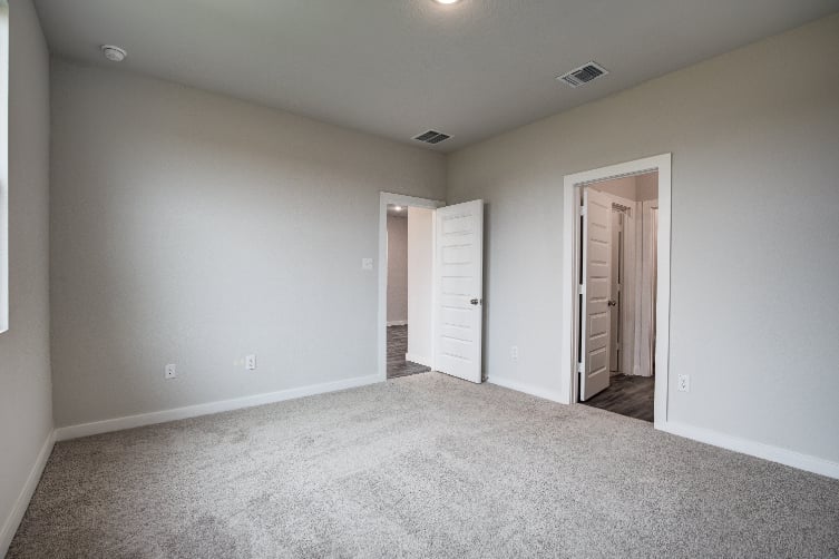 A room with white walls.