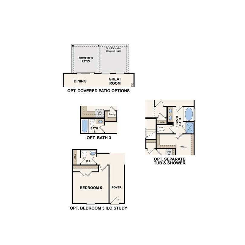 Sheldon plan options at Bella Rosa in Cibolo, TX by Century Communities.