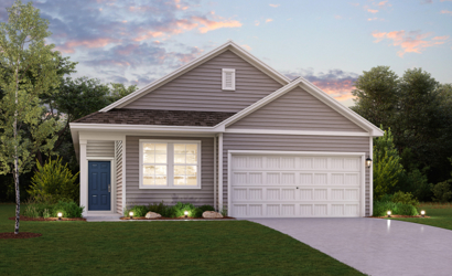 Lantana Plan Elevation A at Boardwalk at Hunter's Way in St. Hedwig, TX by Century Communities
