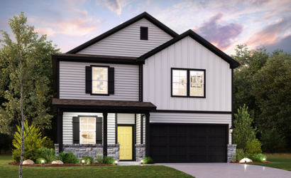 Marigold Plan Elevation B at Boardwalk at Hunter's Way in St. Hedwig, TX by Century Communities