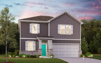 Marigold Plan Elevation C at Boardwalk at Hunter's Way in St. Hedwig, TX by Century Communities