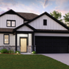  McAllister Plan Elevation B at Boardwalk at Hunter's Way in St. Hedwig, TX by Century Communities