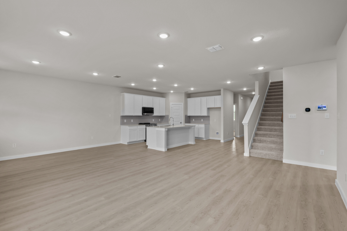 A large empty room.