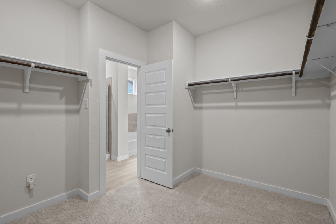 A room with white walls.